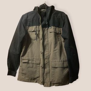 Men’s Utility hooded jacket, size Med
